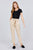 Paper Bag W/bow Tie Long Linen Pants