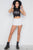 Mid-rise Light Crinkled Self Tie Shorts