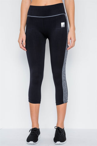 Contrast Stripe Active Sporty Leggings