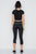 Contrast Stripe Active Sporty Leggings