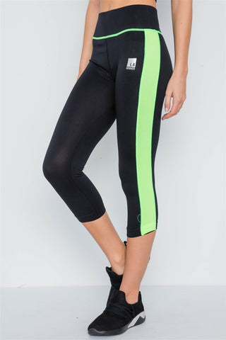 Contrast Stripe Active Sporty Leggings