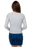 Long Sleeve Front Twist Shirt