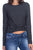 Long Sleeve Front Twist Shirt