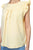 Ruffle Sleeve Stripe Top