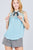 Sleeveless Contrast Tie W/lace Wool Dobby Woven Top
