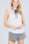 Sleeveless Contrast Tie W/lace Wool Dobby Woven Top