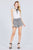 Sleeveless Contrast Tie W/lace Wool Dobby Woven Top
