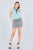 Sleeveless Contrast Tie W/lace Wool Dobby Woven Top