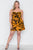 Plus Size Strapless Floral Sweetheart Mini Dress
