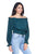 Smock Bottom Ruffle Off Shoulder Shirt