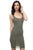 Stripe Bodycon Ribbed Dress