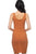 Stripe Bodycon Ribbed Dress