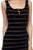 Stripe Bodycon Ribbed Dress