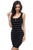 Stripe Bodycon Ribbed Dress