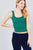 Double Scoop Neck Rib Tank Top