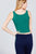 Double Scoop Neck Rib Tank Top