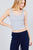 Double Scoop Neck Rib Tank Top