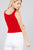 Double Scoop Neck Rib Tank Top