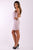 Solid, Sleeveless, Rib Tank Dress With Decorative Buttons
