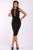 Solid, Sleeveless Midi Dress With Round Neck, Front Mesh Panel, Decorative Lace Up Design And A Back Zipper
