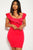 Solid, Ruffled Detail, Sleeveless, Round Neckline, Back Slit, And Stretchy Dress