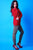 Solid Knit Top With Long Sleeves, V Neck, Decorative Distressed Holes And Cutouts With Contrast Trim In Loose Fit