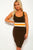 Solid, Color Block Contrast, Sleeveless, Round Neckline, Stripe Detail, And Stretchy. Followed By Fitted Wear