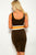 Solid, Color Block Contrast, Sleeveless, Round Neckline, Stripe Detail, And Stretchy. Followed By Fitted Wear