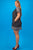 Chambray Denim, Short Sleeve, Striped Contrast Neckline And Trim, Loose Fit Short Dress With Side Pockets