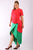 Solid, Short Sleeve Tee Top With Round Neck, Hilo Hemline, Gathered Side Detail And A Long Body Back Tail