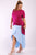 Solid, Short Sleeve Tee Top With Round Neck, Hilo Hemline, Gathered Side Detail And A Long Body Back Tail