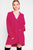 Solid, Think Knit, Button Down Cardigan With Long Sleeves And Front Pockets In A Oversize Loose Fit