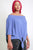 Solid, Off The Shoulders Top With Smocked Neckline, 3/4 Kimono Sleeves, Loose Fitting And A Front Tie Detail