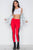 Faux Leather Sides Mid-rise Leggings