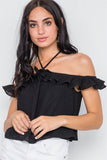 Ruffle Layer Halter Top