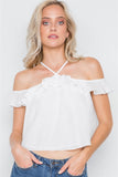 Ruffle Layer Halter Top