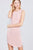 Sleeveless W/side Stripe Drawstring Hoodie Cotton Rayon Spandex Mini Dress