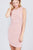 Sleeveless W/side Stripe Drawstring Hoodie Cotton Rayon Spandex Mini Dress