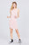 Sleeveless W/side Stripe Drawstring Hoodie Cotton Rayon Spandex Mini Dress