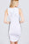 Sleeveless W/side Stripe Drawstring Hoodie Cotton Rayon Spandex Mini Dress