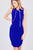 Sleeveless W/side Stripe Drawstring Hoodie Cotton Rayon Spandex Mini Dress