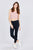 Scoop Neck W/back Cross Strap Detail Waist Self Tie Ribbed Cotton Spandex Crop Top