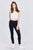 Scoop Neck W/back Cross Strap Detail Waist Self Tie Ribbed Cotton Spandex Crop Top