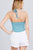 Halter Neck Cotton Spandex Rib Crop Top