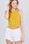 Halter Neck Cotton Spandex Rib Crop Top