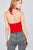 Halter Neck Cotton Spandex Rib Crop Top