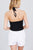 Halter Neck Cotton Spandex Rib Crop Top