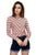 Stripe Twist Long Sleeve Shirt