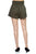 Pin Stripe Belted Mini Shorts