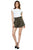 Pin Stripe Belted Mini Shorts
